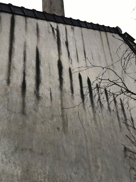 Salissures sur les façades